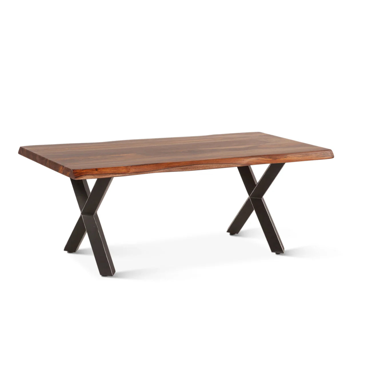 Elegant Live Edge Solid Wood Coffee Table and Center Table - Furnishiaa -  -